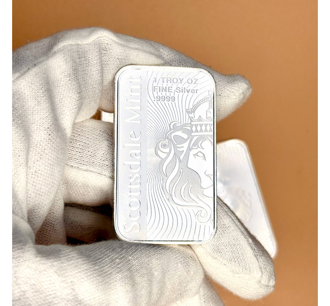 Инвестиционный серебряный слиток Vortex Bar 1 oz .9999