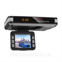 Автомобильный видеорегистратор с радар-детектором 2в1 STR-8500 Full HD, антирадар 170° с дисплеем 2.4", G-сенсор