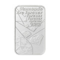 Срібний злиток  James Bond 007 «Diamonds Are Forever» – колекційна серія Royal Mint UK