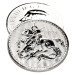 Серебряная монета 2£ «Святой Георгий и Дракон» 1 oz 2025 Великобритания