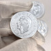 Серебряная монета 2£ «Святой Георгий и Дракон» 1 oz 2025 Великобритания