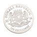 Серебряная монета 100 шиллингов «Африканский слон» 1 oz 2014 Сомали