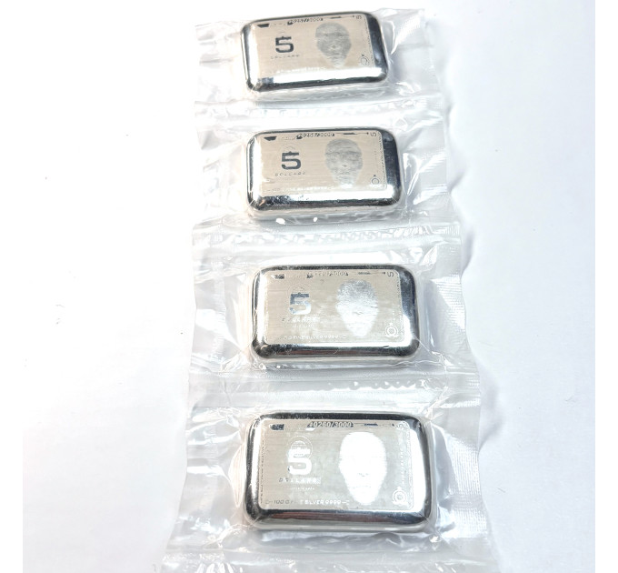 Серебряный слиток 5$ Silver Note 100 г 2025 Ниуэ – инвестиция и коллекция