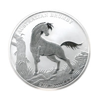 Серебряная монета Australian Brumby 2022 года