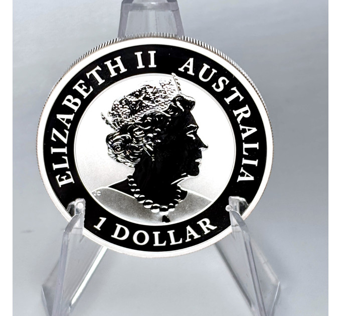 Серебряная монета 1$ Australian Brumby 1 oz 2022 года — редкий выпуск из Австралии