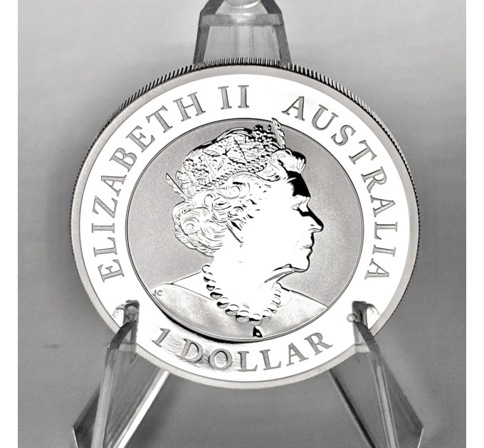 Серебряная монета 1$ Australian Brumby 1 oz 2022 года — редкий выпуск из Австралии