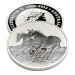 Серебряная монета 1$ Australian Brumby 1 oz 2023 Австралия
