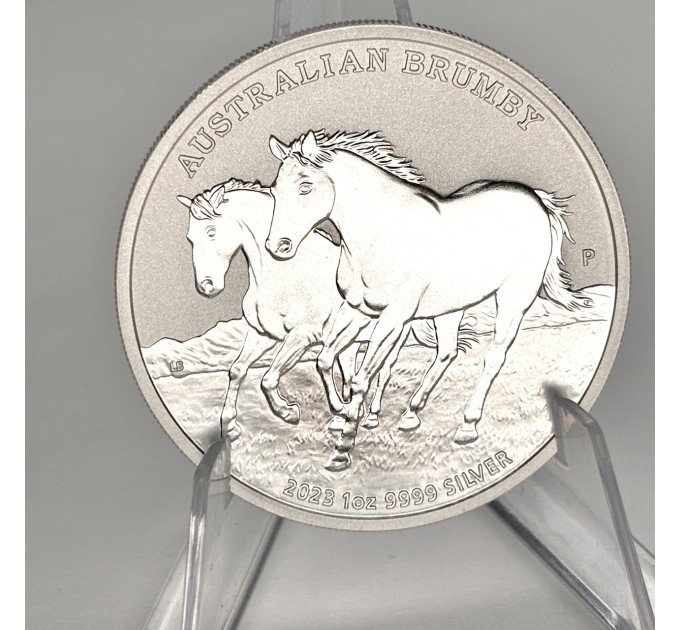 Серебряная монета 1$ Australian Brumby 1 oz 2023 Австралия