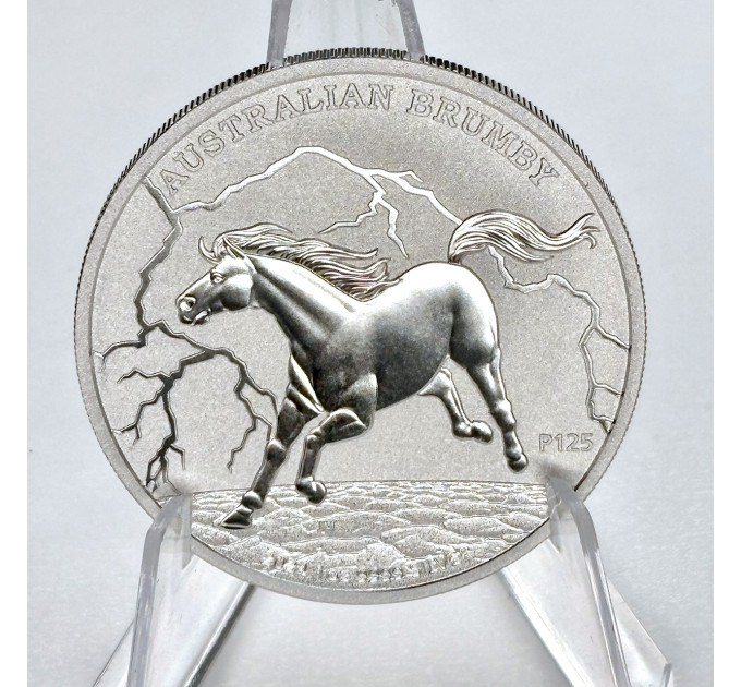 Серебряная монета 1 oz .9999 «Австралийская лошадь Брамби» 2024 Австралия