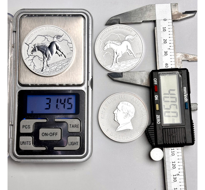 Серебряная монета 1 oz .9999 «Австралийская лошадь Брамби» 2024 Австралия