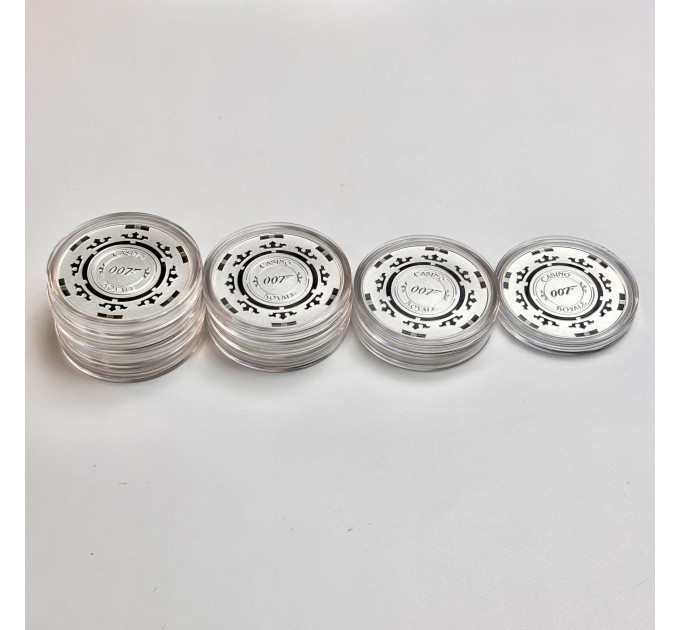 Серебряная монета 1$ Агент 007 «Казино Рояль» 1 oz 2023 Тувалу