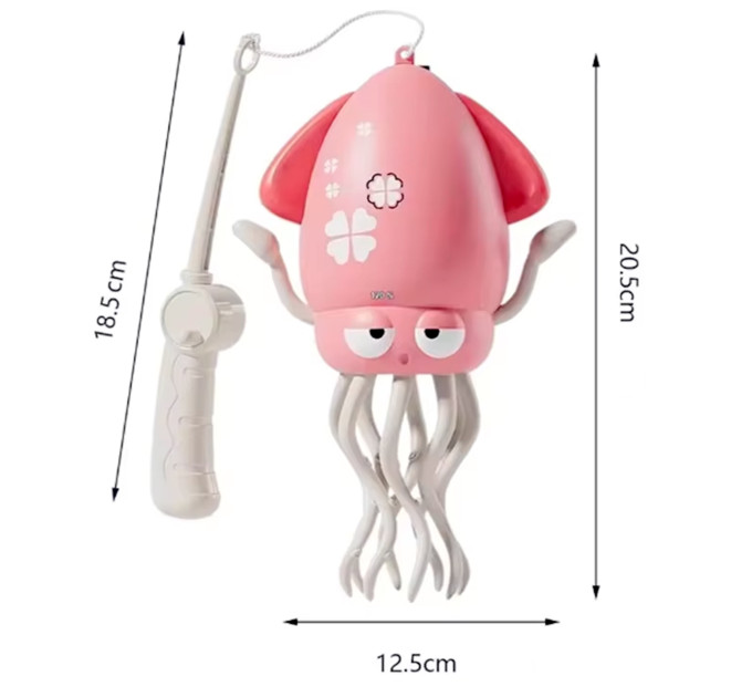 Развивающая игрушка «Magic Dancing Octopus» розовый с LED и музыкой