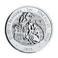 Серебряная монета 5£ Queen’s Panther 2oz 999.9 • Великобритания 2025