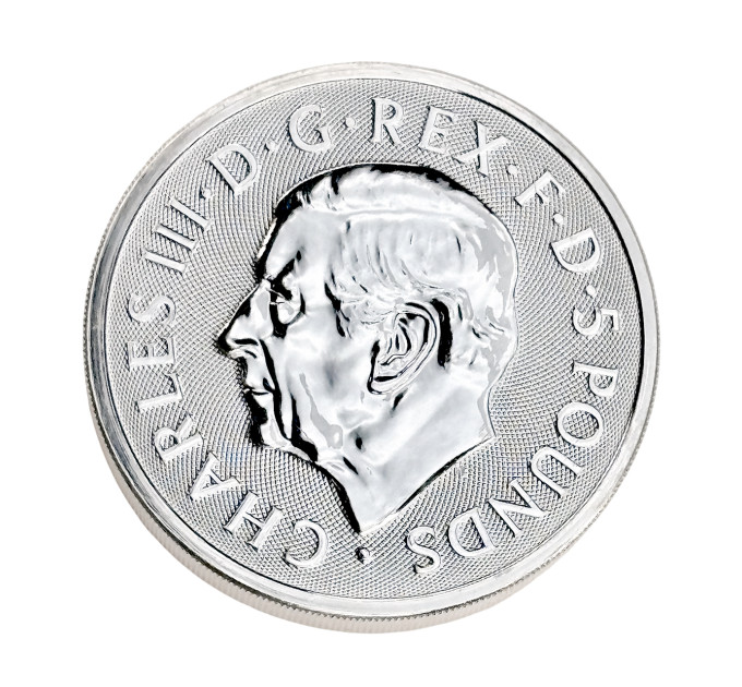 Серебряная монета 5£ Queen’s Panther 2oz 999.9 • Великобритания 2025
