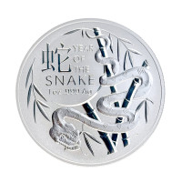 Серебряная монета RAM 2025 Year of the Snake 1 oz 