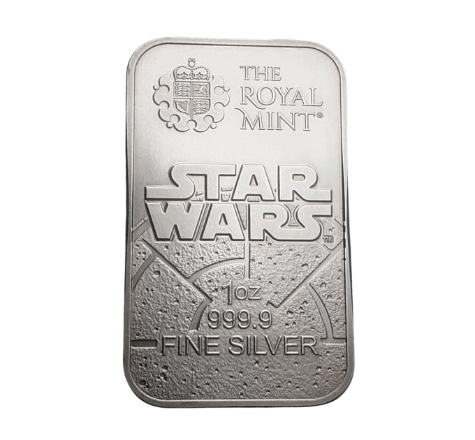 Инвестиционный серебряный слиток Star Wars – Dark Side 1 oz Ag 999