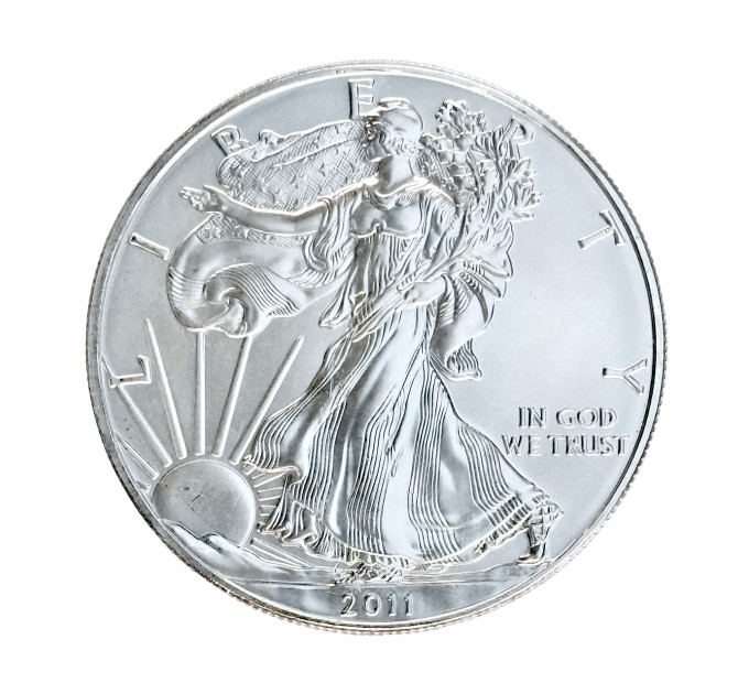 Серебряная монета 1 $ Liberty American Eagle 1 oz 2011 США