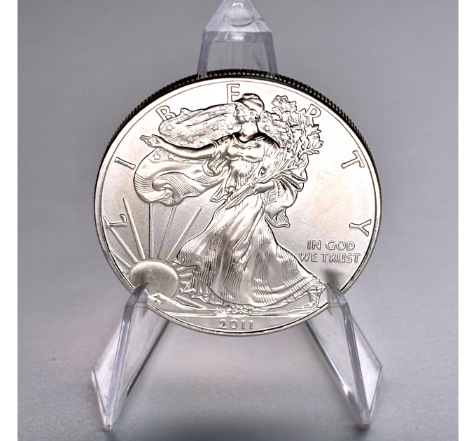 Серебряная монета 1 $ Liberty American Eagle 1 oz 2011 США