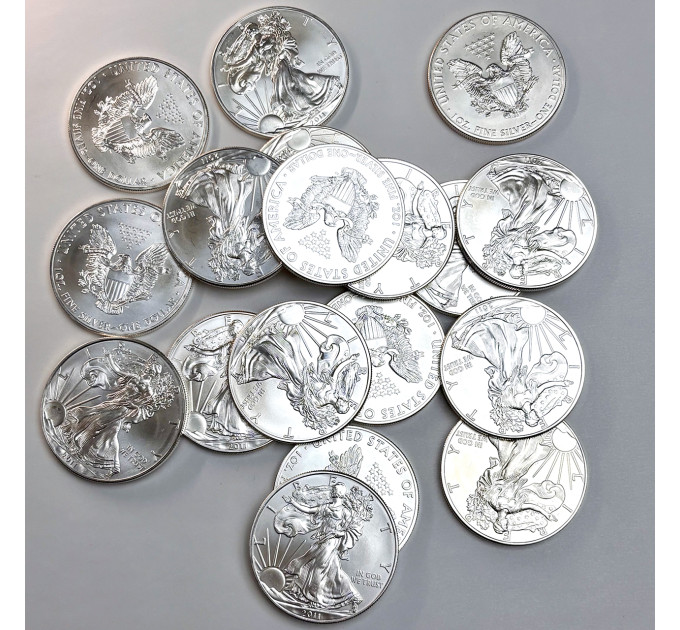Серебряная монета 1 $ Liberty American Eagle 1 oz 2011 США