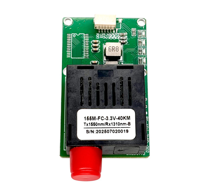 Приёмник FPV RX 155M-FC-3.3V, оптоволоконный модуль 40 км 3.3 V Медиаконвертер