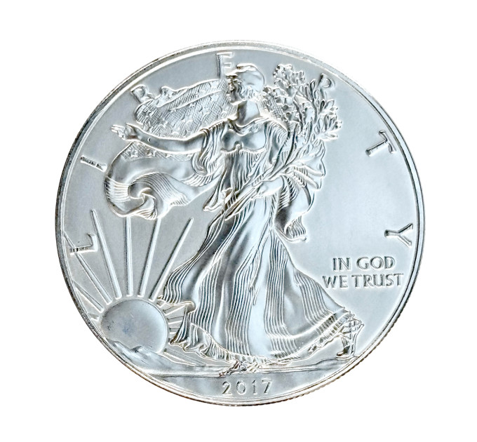 Срібна монета 1$ American Eagle 1oz 2017 – інвестиційна