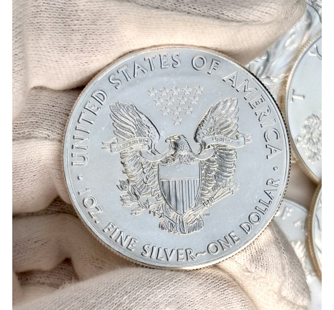 Срібна монета 1$ American Eagle 1oz 2017 – інвестиційна
