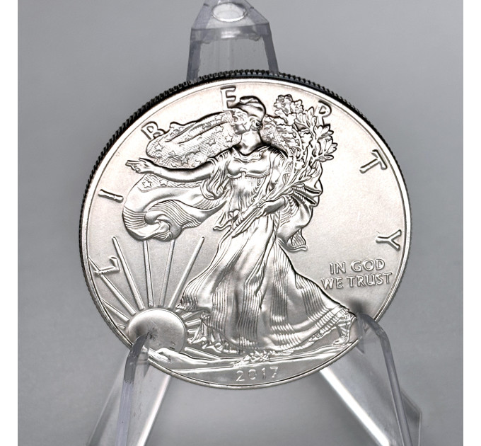 Срібна монета 1$ American Eagle 1oz 2017 – інвестиційна