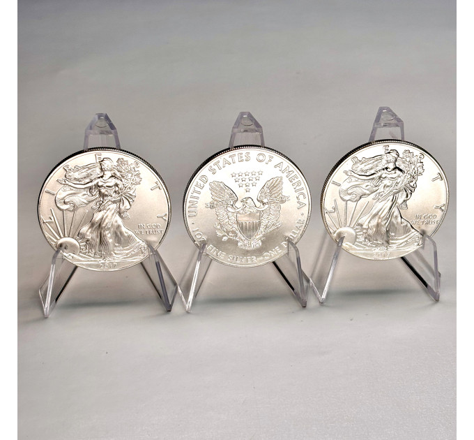 Срібна монета 1$ American Eagle 1oz 2017 – інвестиційна