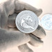 Серебряная монета £2 “Лев и Орёл” 1oz 2025 – коллекционная