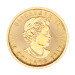 Золотая монета 5 $ «Кленовый лист» 1/10 oz 2017 Канада