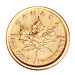 Золотая монета 5 $ «Кленовый лист» 1/10 oz 2017 Канада