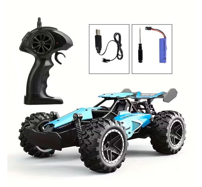 Радиоуправляемая машинка Power Gale Pro 1:18 2WD Buggy 2.4G (синяя)