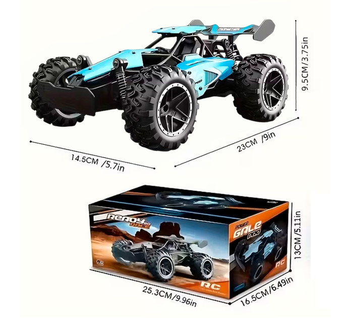 Радиоуправляемая машинка Power Gale Pro 1:18 2WD Buggy 2.4G (синяя)