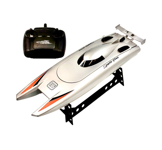 Радиоуправляемый катер Vile Toys 805 Racing Boat, 2.4 ГГц, серый