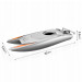 Радиоуправляемый катер Vile Toys 805 Racing Boat, 2.4 ГГц, серый