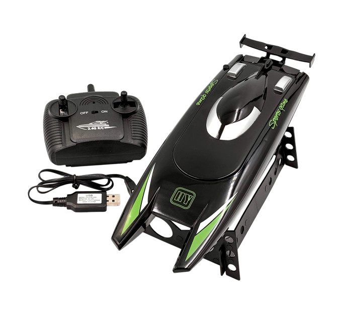 Радиоуправляемый катер Vile Toys 805 Racing Boat, 2.4 ГГц, чёрный