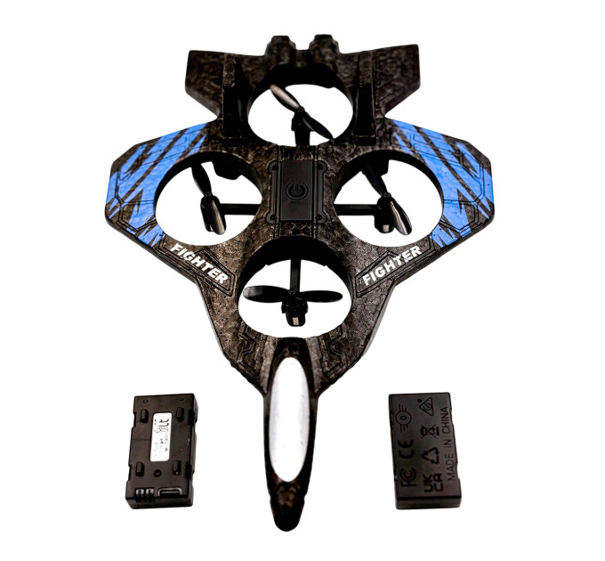 Дрон-истребитель Fighter Plane RC 2.4 ГГц, синий
