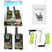 Детские рации Aikmi Kids Walkie Talkie 6 км — набор 2 шт | дальность до 6 км, режим VOX, 22 канала, зелёный камуфляж