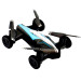 Дрон-машинка JJRC 2-в-1 — мини-квадрокоптер и гоночный автомобиль с LED, 2,4 ГГц, 8 минут игры, синий