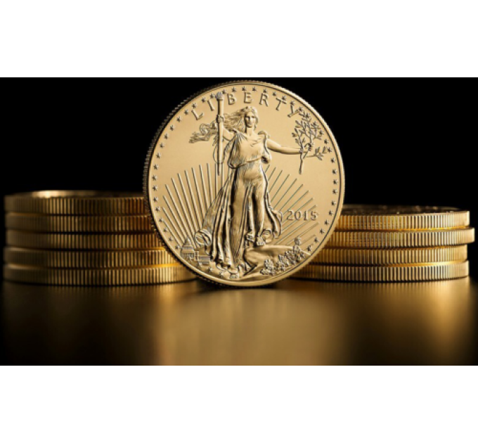 Золотая монета Liberty 2015 «Американский орёл» 1/10 oz — из чистого золота 999 пробы