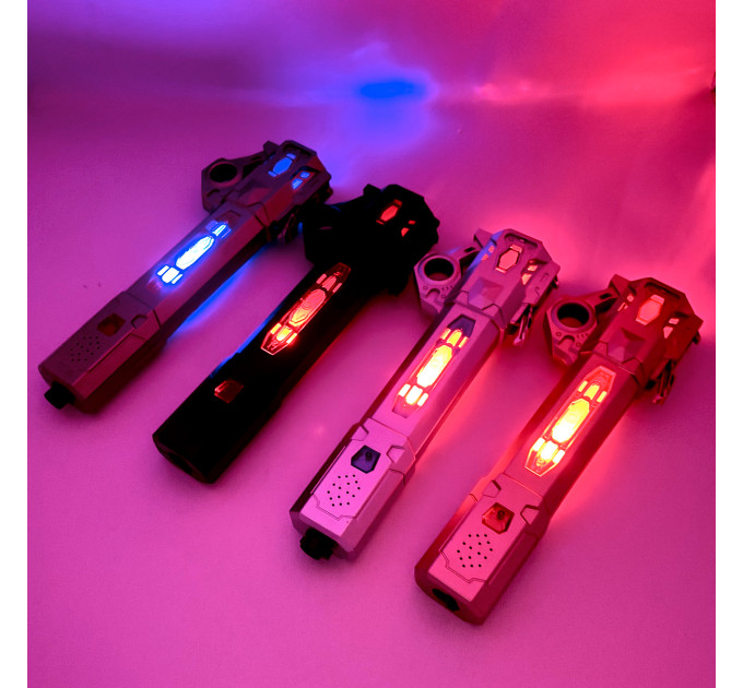 Световой RGB меч BauTech 2in1 – телескопический меч с 7 цветами подсветки, звуковыми эффектами