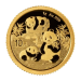 Коллекционная золотая монета «Chinese Gold Panda» 2025 – 10 юаней, 1 г чистого золота (.999), официальный выпуск Китая