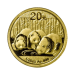 China 2013 Gold Panda 1/20 oz – инвестиционная золотая монета 20 Yuan, проба .999