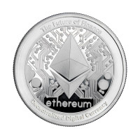 Серебряная монета 2$ Ethereum 1oz 2025 Niue