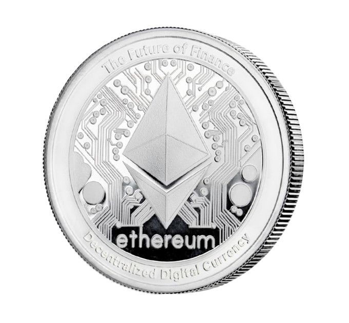 Серебряная монета 2$ Ethereum 1oz 2025 Niue — инвестиционная и коллекционная монета