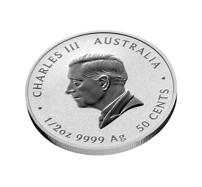 Серебряная монета 50¢ Year of the Horse ½ oz 2026 Австралия — коллекционная и инвестиционная монета
