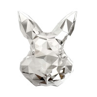 Высокорельефный серебряный слиток 2 oz Rabbit Mask Stacker 2023
