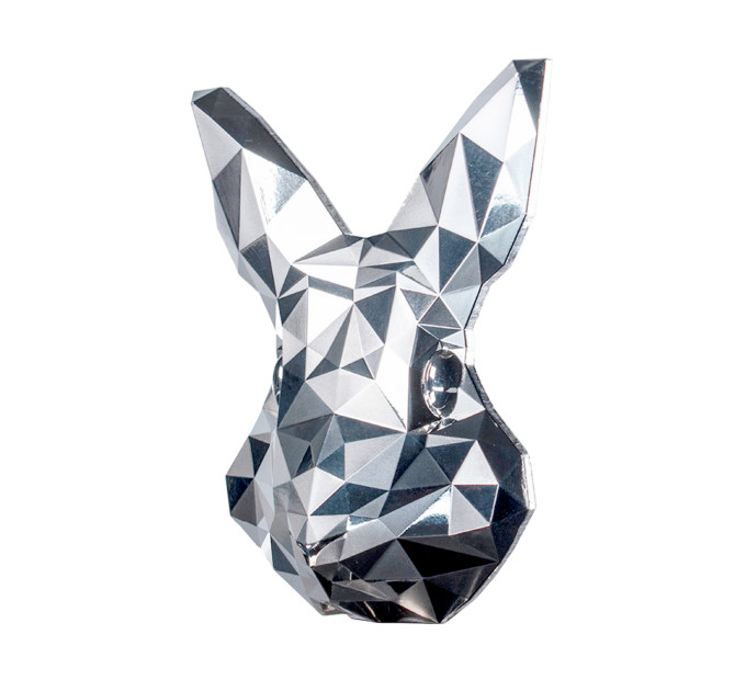 Высокорельефный серебряный слиток 2 oz Rabbit Mask Stacker 2023
