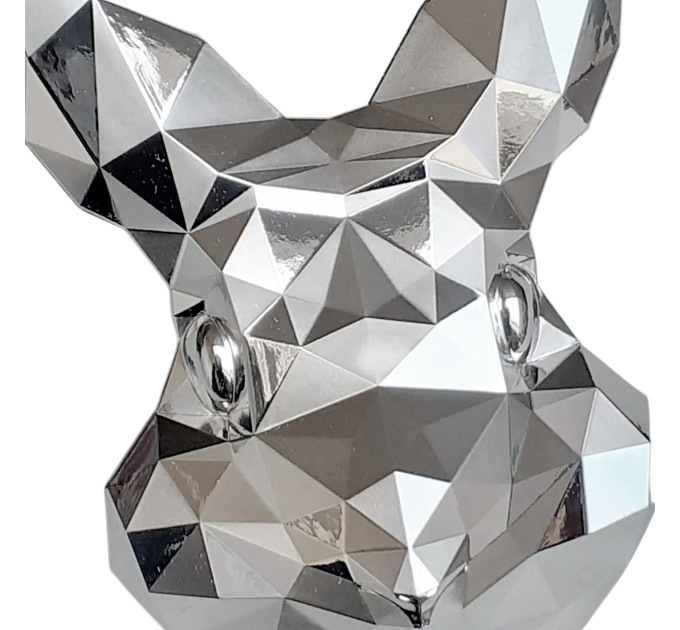 Высокорельефный серебряный слиток 2 oz Rabbit Mask Stacker 2023