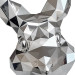 Высокорельефный серебряный слиток 2 oz Rabbit Mask Stacker 2023